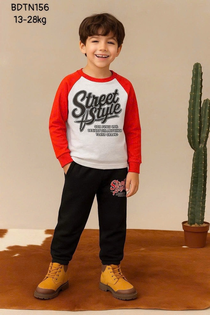 BỘ DÀI THUN COTTON NHÍ BÉ TRAI ĐẠI