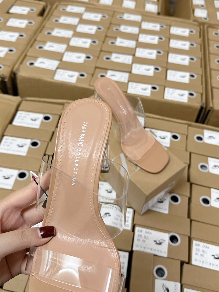 GIÀY DÉP - GUỐC QUAI TRONG ĐẾ 8CM NỮ