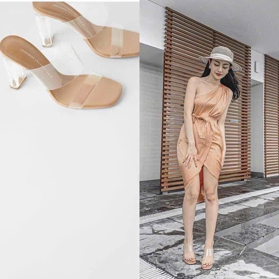 GIÀY DÉP - GUỐC QUAI TRONG ĐẾ 8CM NỮ