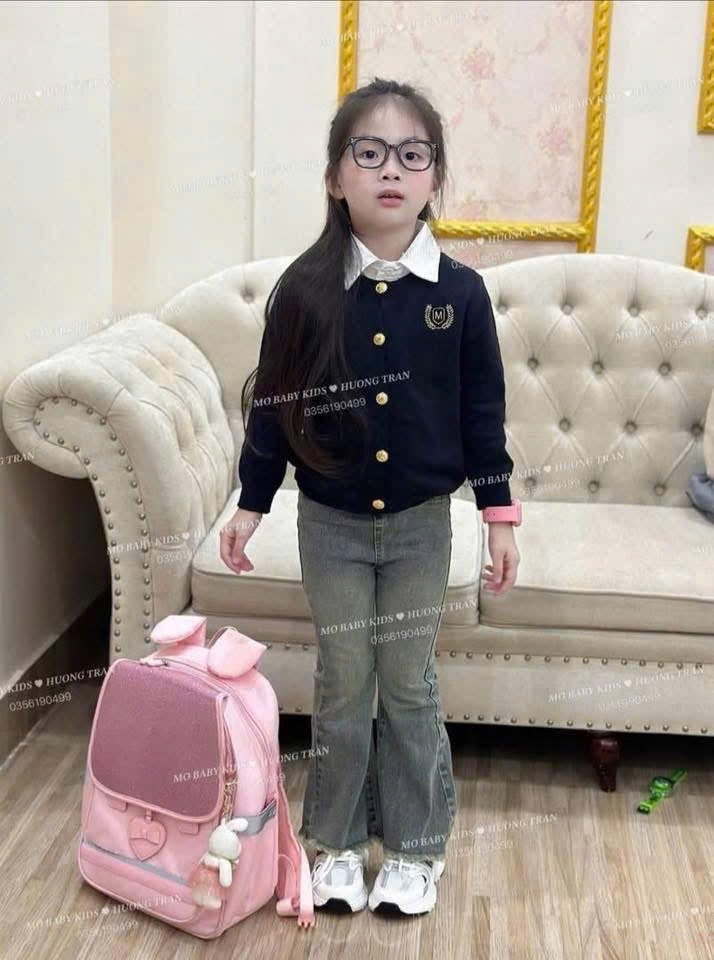 ÁO LEN THAN CÚC ĐỒNG DÀI TAY BÉ TRAI BÉ GÁI