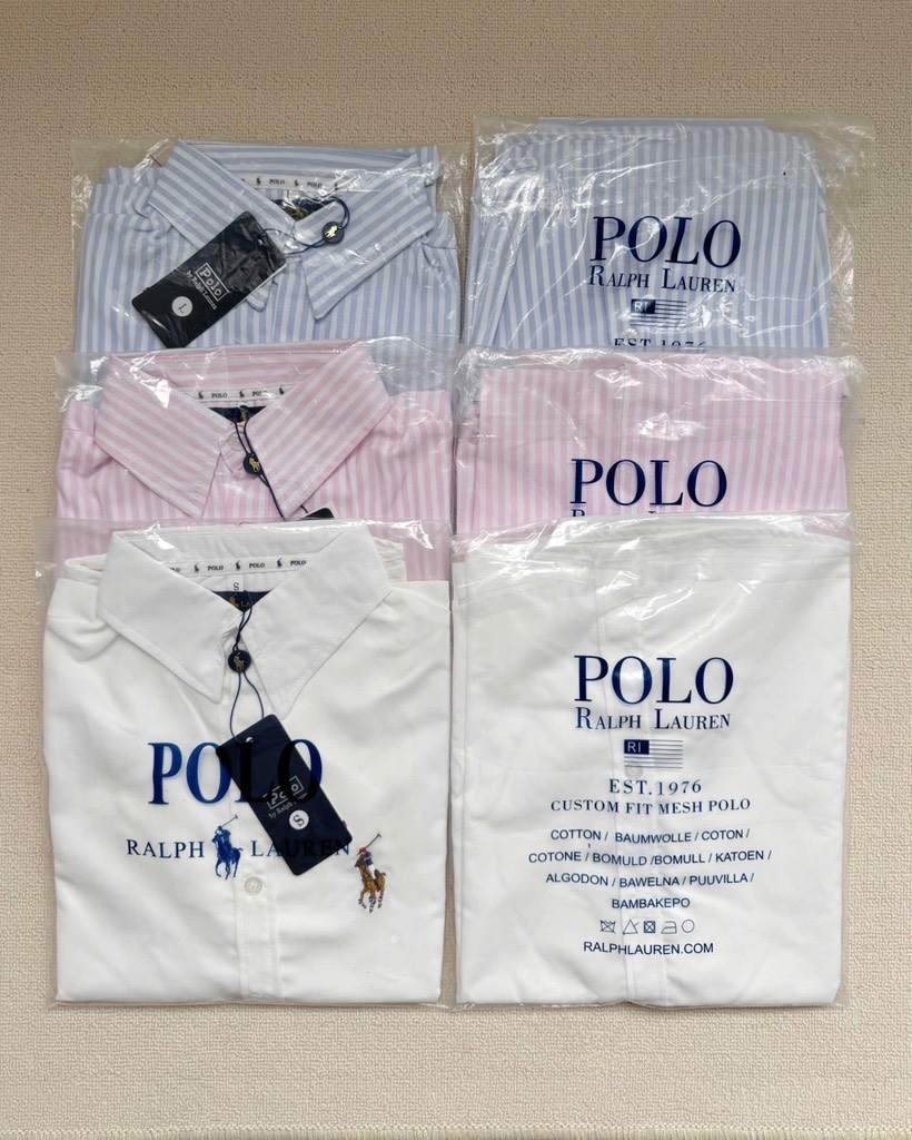 ÁO SƠ MI NỮ CỘC TAY POLO THÊU NGỰA SẴN (SALE 55k)