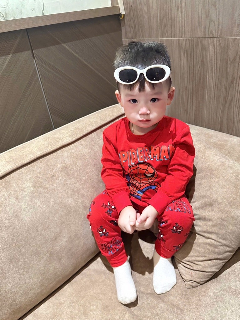 SET 2 BỘ NGỦ DÀI MARVEL SPIDER-MAN BE ĐỎ BÉ TRAI