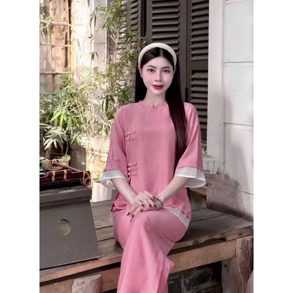 SET PHÁP PHỤC CỔ TÀU CÚC TẾT PHỐI NỮ SẴN