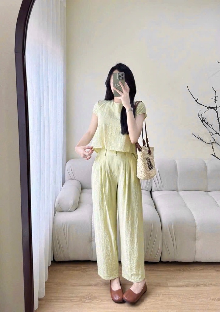 SET NƠ CÚC BỌC CỐM - HỒNG NỮ