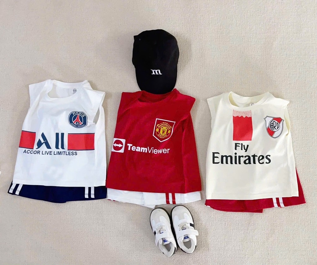 SET BA BỘ BÓNG ĐÁ PARIS BÉ TRAI