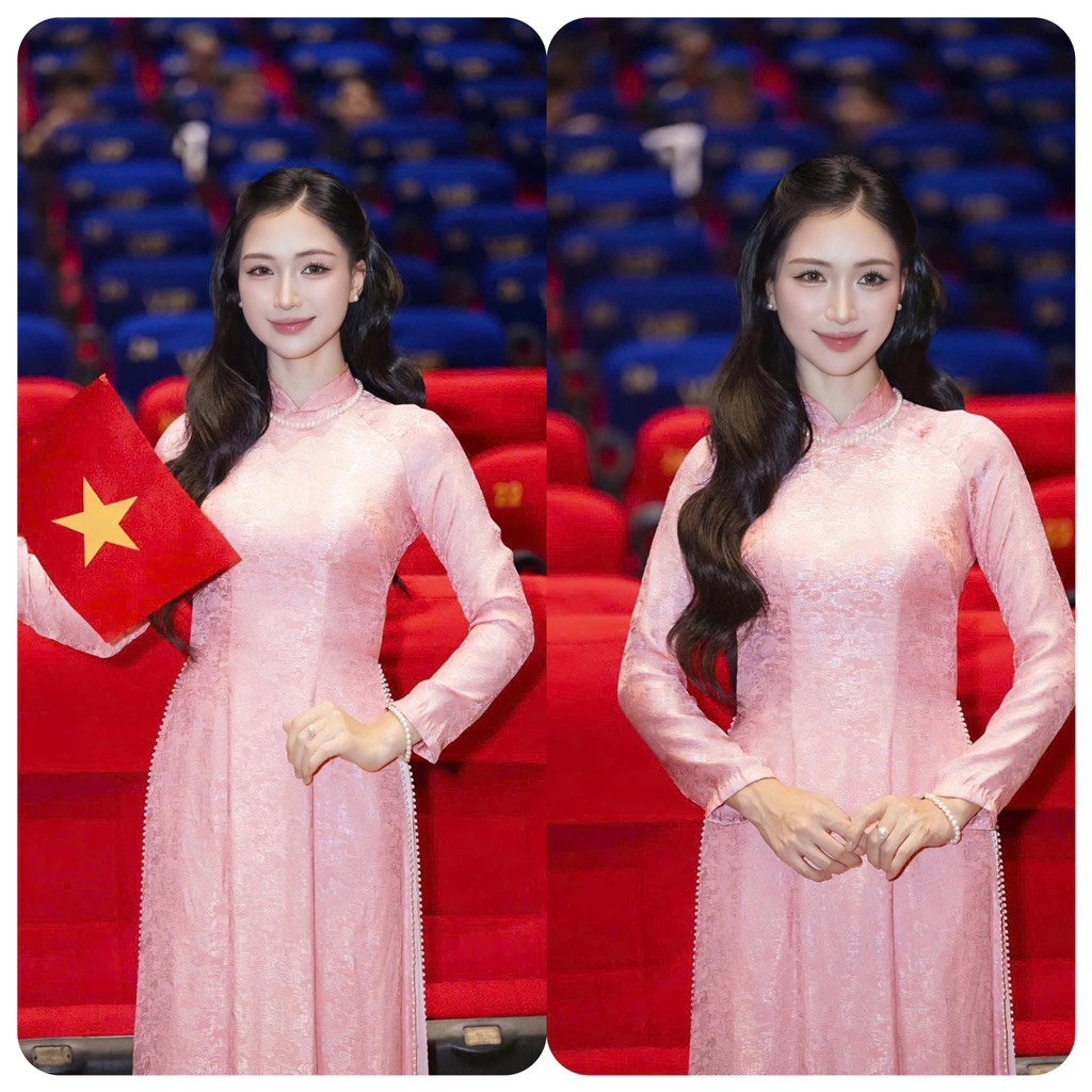 SET ÁO DÀI TƠ HỒNG NỮ