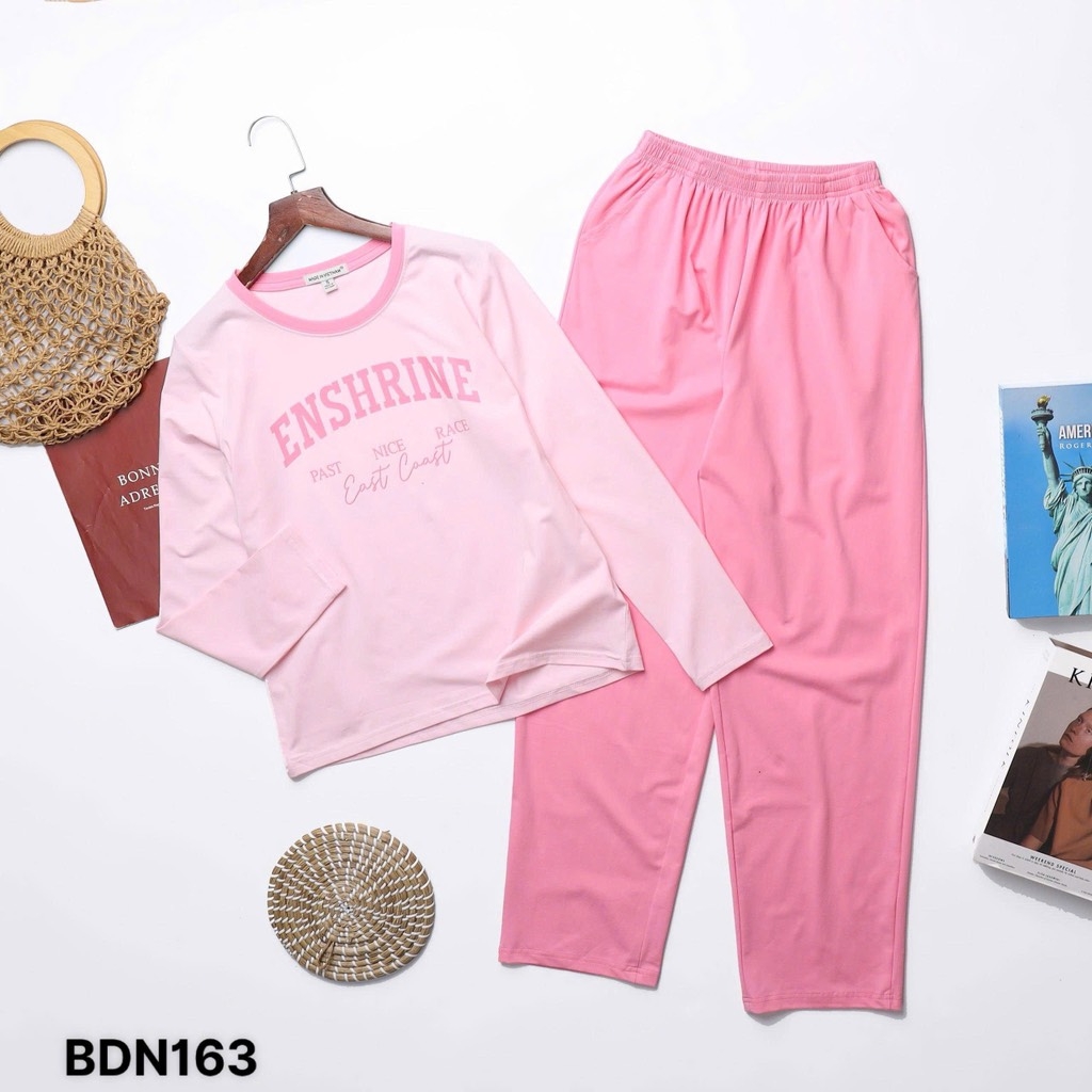 BỘ DÀI COTTON XUẤT NHIỀU MÀU NỮ THU ĐÔNG