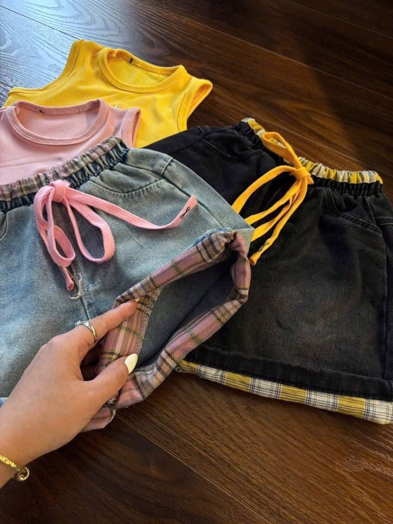 SET QUẦN BÒ KẺ PHỐI ÁO SÁT NÁCH ALO