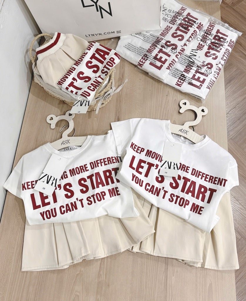 SET VÁY ZR KAKI TONE BE BÉ GÁI SẴN(Xả 39k)
