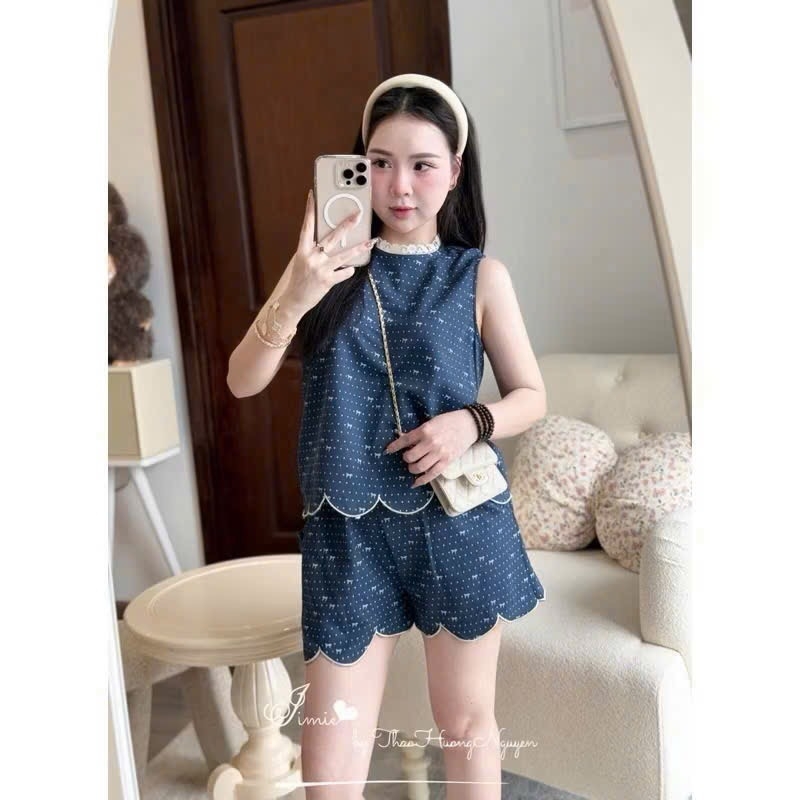SET CHẤM BI THAN BÈO NỮ