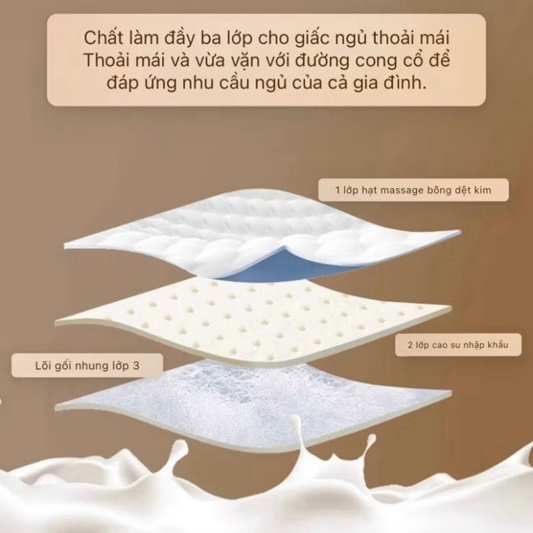ĐỒ PHÒNG NGỦ - CẶP GỐI SPA CHỐNG ĐAU VAI GÁY VIỀN XÁM