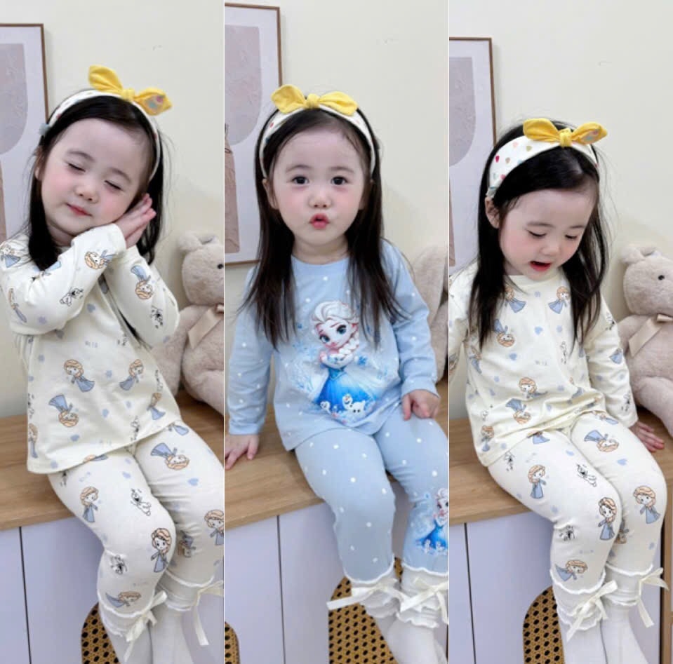 SET 2 BỘ DÀI EOSA TONE BE DƯƠNG BÉ GÁI