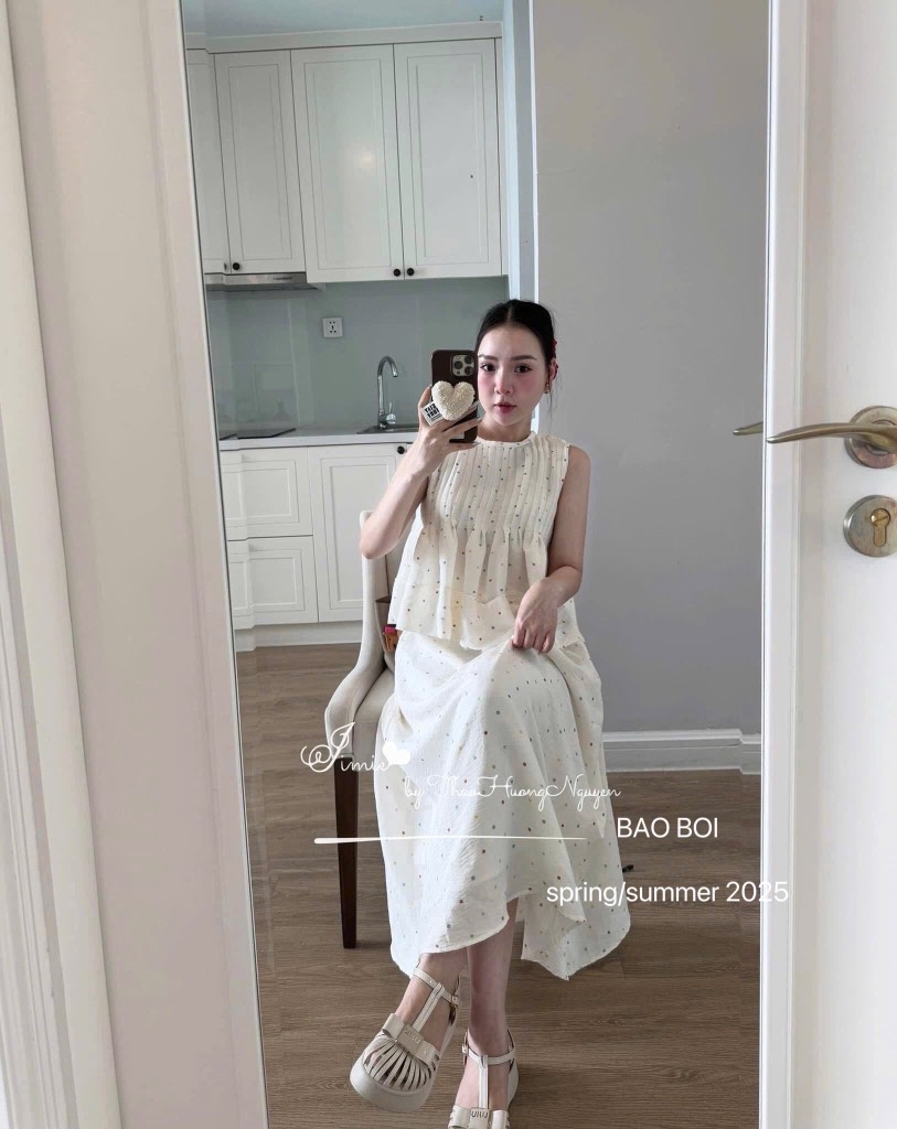 SET CHẤM BI ÁO LY NGỰC HOT HIT NỮ