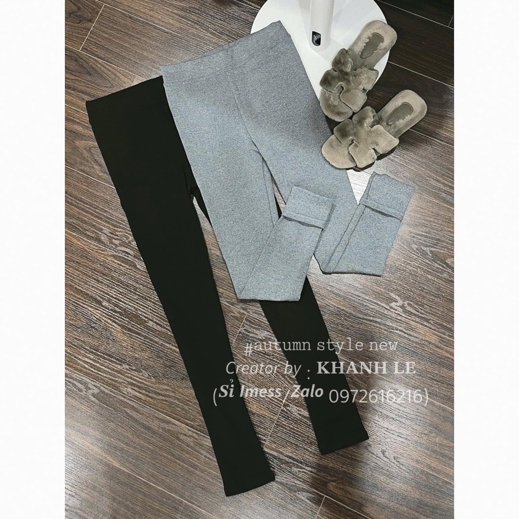 QUẦN LEGGING TĂM NỮ LÓT NỈ THẦN THÁNH 3M THU ĐÔNG