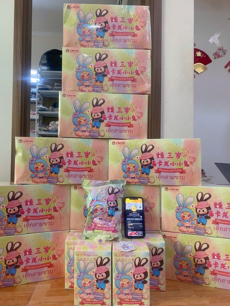 ĐỒ CHƠI BABY THREE BB3 MACARON (SALE 79k)