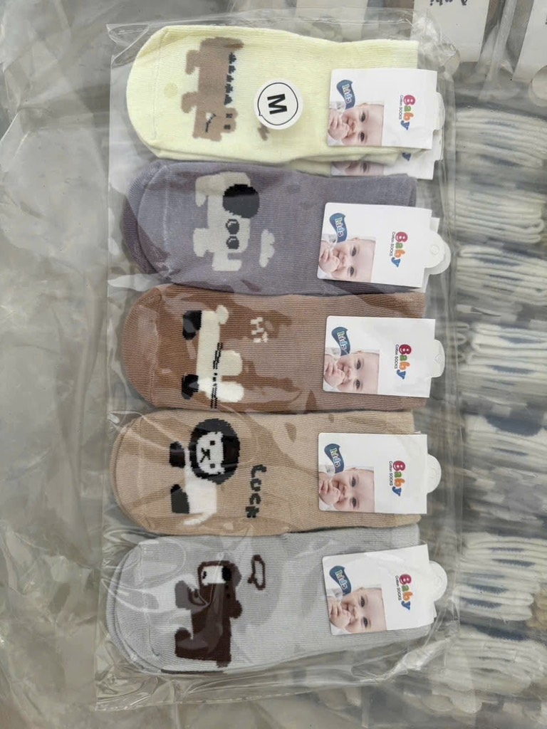 ĐỒ LÓT - SET 10 ĐÔI TẤT HÌNH THÚ BÉ TRAI BÉ GÁI