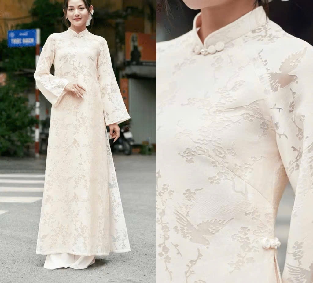 SET ÁO DÀI 4 TÀ MÀU KEM CAO CẤP NỮ 2026