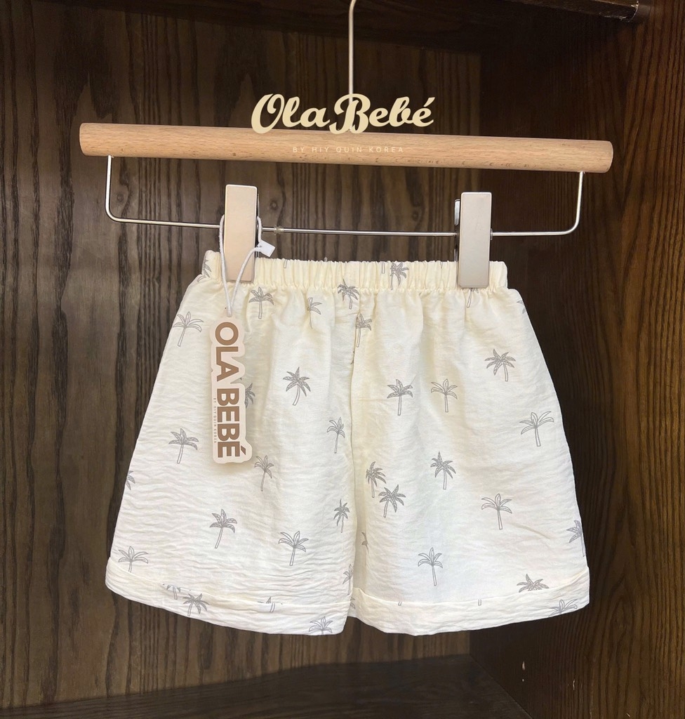 BỘ PIZAMA HOẠ TIẾT CÂY DỪA HÀN XẺNG BÉ TRAI