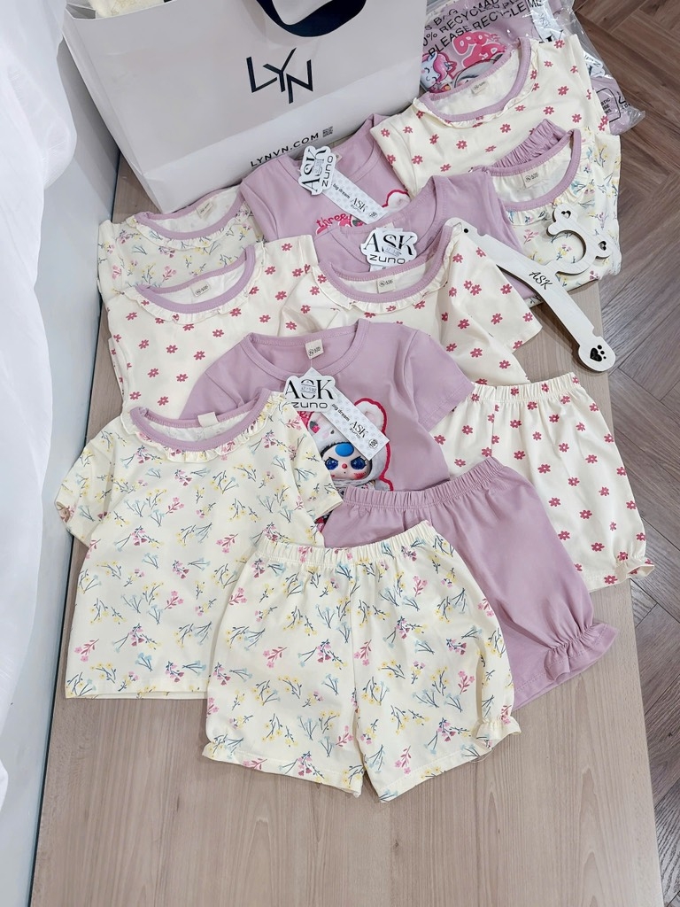 SET 3 BỘ BB3 TONE TÍM BE BÉ GÁI (XẢ 119k)