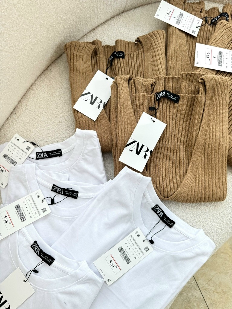 SET ÁO PHÔNG + GILE LEN NỮ ZARAAA THU ĐÔNG SẴN(XẢ 99k)
