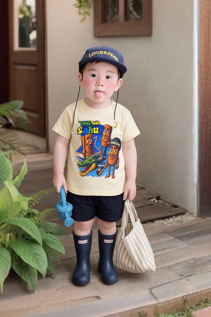 BỘ TUNG TUNG MÁY BAY CÁ SẤU BÉ TRAI SẴN