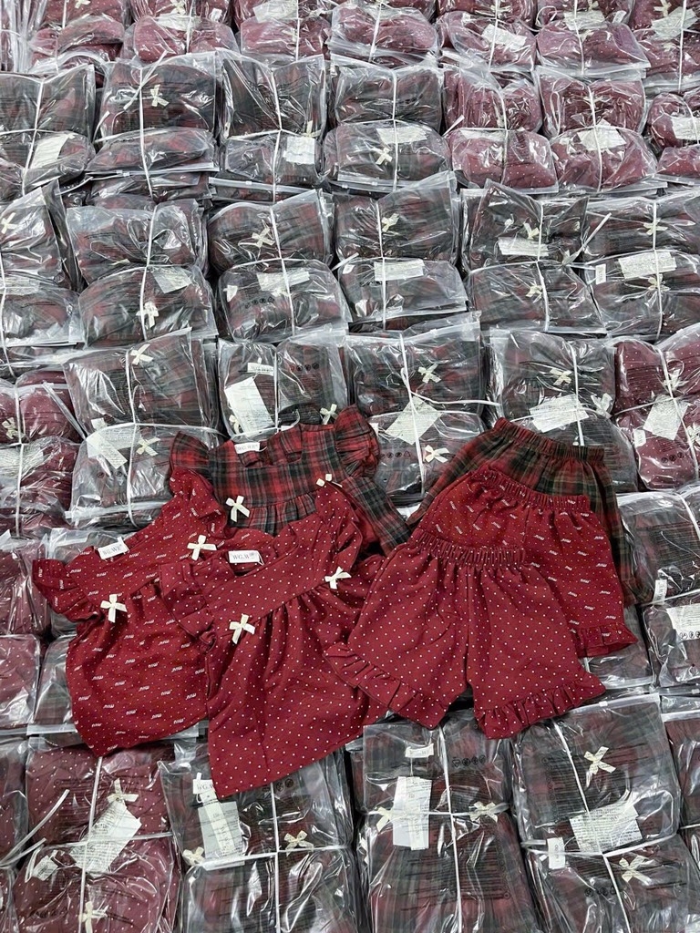 SET ĐÍNH NƠ 3 MÀU BÉ GÁI LOẠI ĐẮT SẴN (SALE 60k)