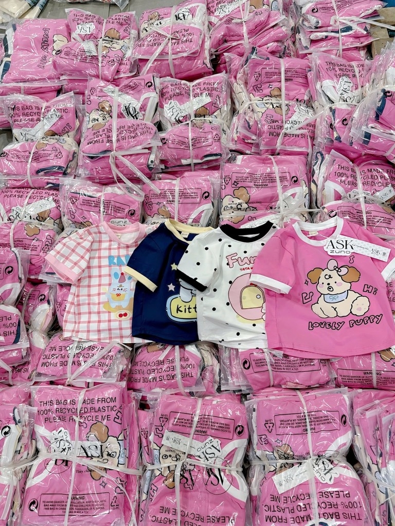 SET 4 ÁO BÉ GÁI NHIỀU MÀU SIÊU XINH