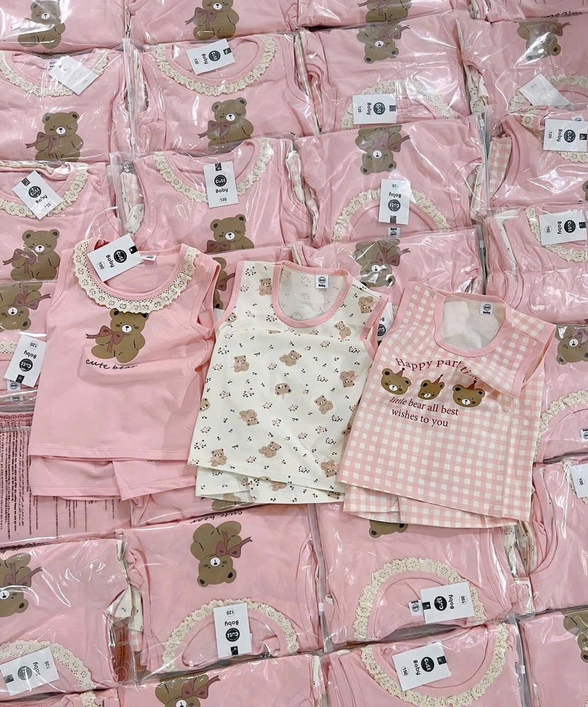 SET 3 BỘ ANIMALS BÉ TRAI BÉ GÁI SẴN ( SALE 99k)