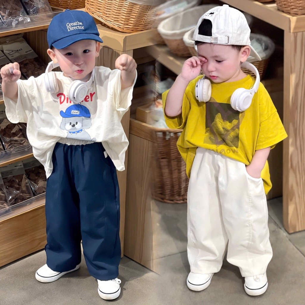 SET 2 QUẦN DÀI BE THAN BÉ TRAI