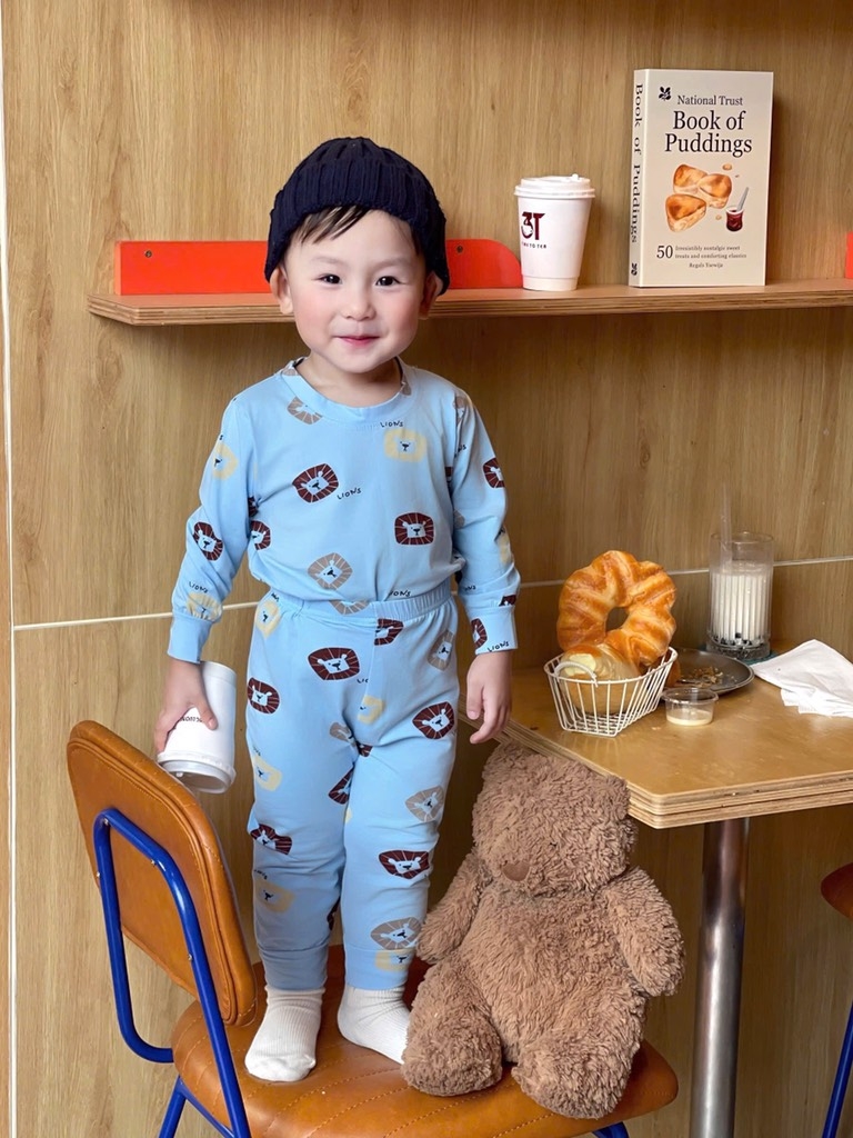 SET 3 BỘ DÀI COTTON Ô TÔ GẤU TONE XANH XÁM BÉ TRAI