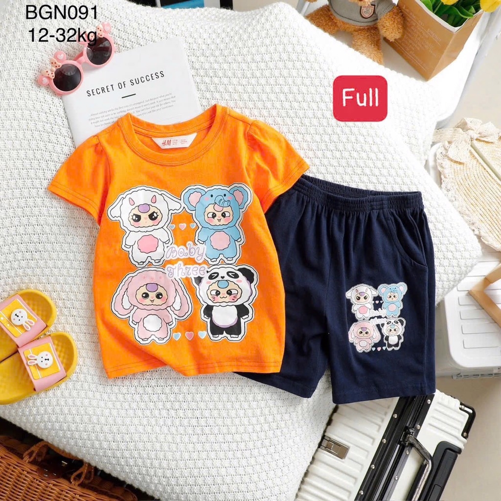 BỘ ĐÙI BÉ GÁI NHÍ XUẤT SIÊU XINH MỀM MÁT 4 MÀU BÉ GÁI