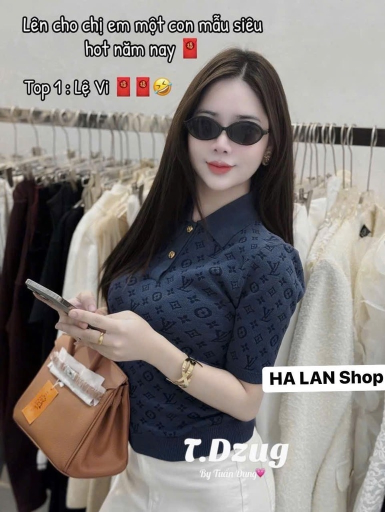 ÁO CỘC LEN LỆ VI XANH ĐỎ NỮ SẴN(SALE 90k)