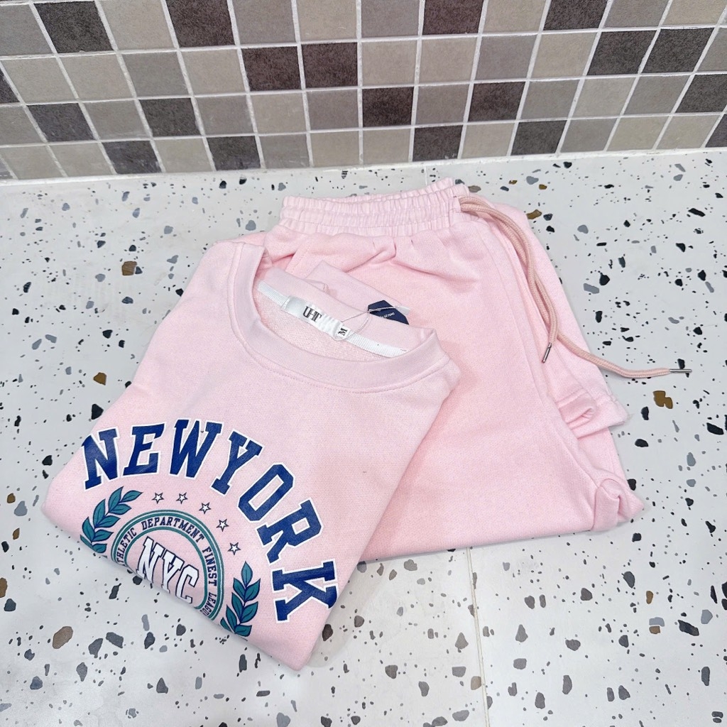 SET BỘ DÀI NỈ DƯ HỒNG NEWYORK NỮ THU ĐÔNG