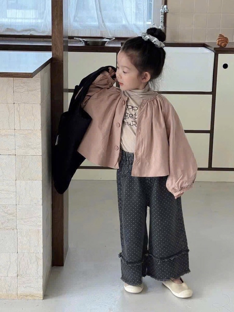 SET 3 ÁO GIỮ NHIỆT DÀI TAY CAO CỔ ĐEN TRẮNG NÂU CHO BÉ LNH SẴN
