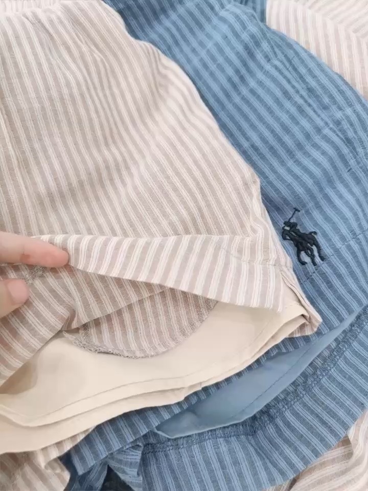 SET KẺ QUẦN 2 LỚP XẺ GẤU NỮ