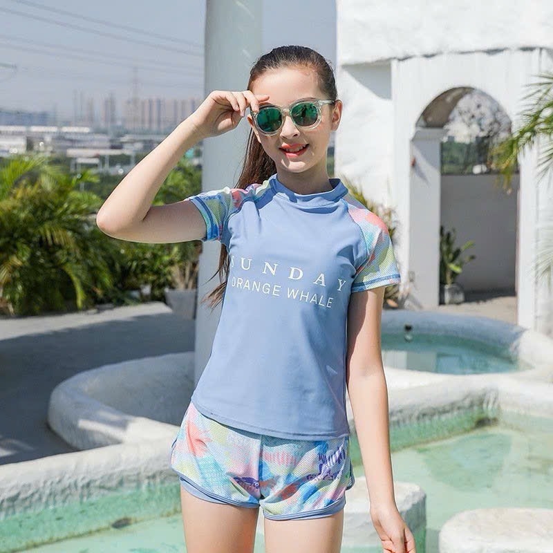 ĐỒ BƠI - SET BỘ BƠI BÉ GÁI MÀU PASTEL