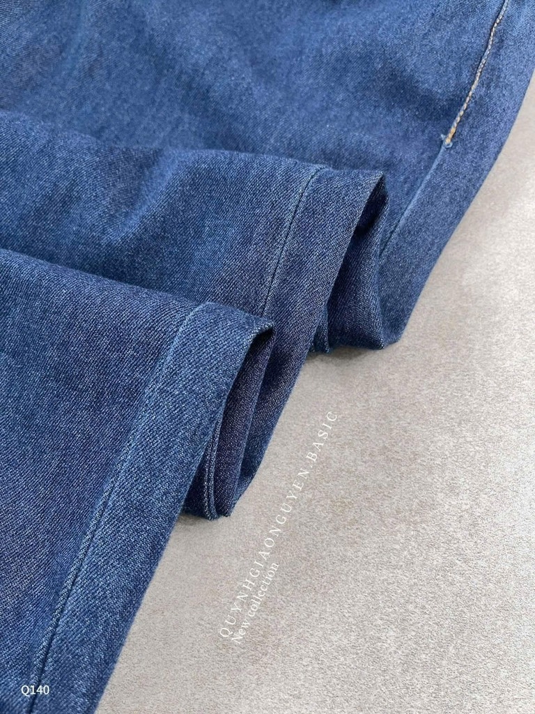 QUẦN BÒ SUÔNG XANH CHUN SAU 1 CÚC NỮ SẴN (SALE 105k)