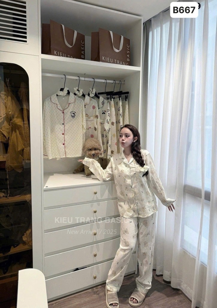 BỘ ĐŨI XÔ MUS 4 MÀU NỮ THU ĐÔNG