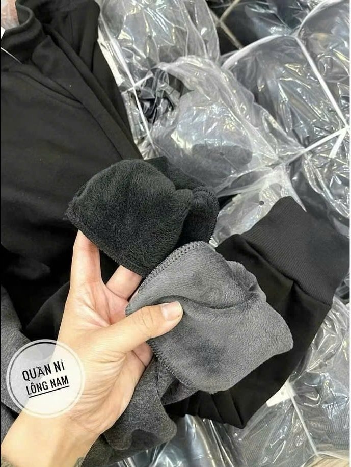 QUẦN JOGGER NAM NỈ LÓT LÔNG SIÊU ẤM CO DÃN TỐT SẴN