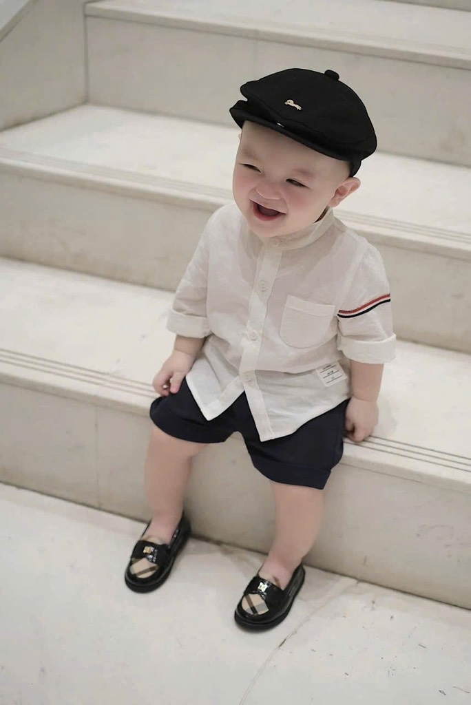 SET ÁO SMI THOM MIX QUẦN THÔ BÉ TRAI SẴN (XẢ 59k)