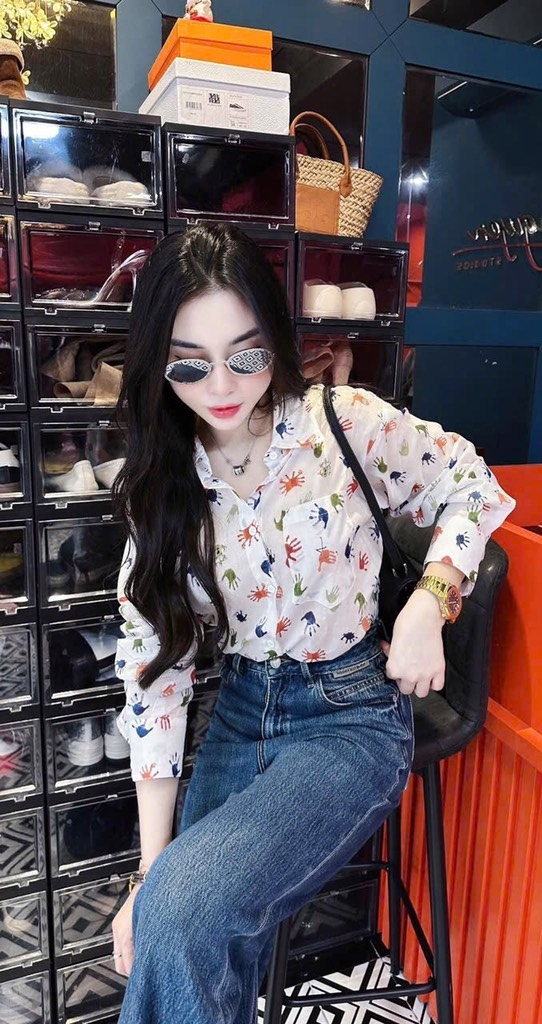 ÁO SƠ MI HOẠ TIẾT NỮ