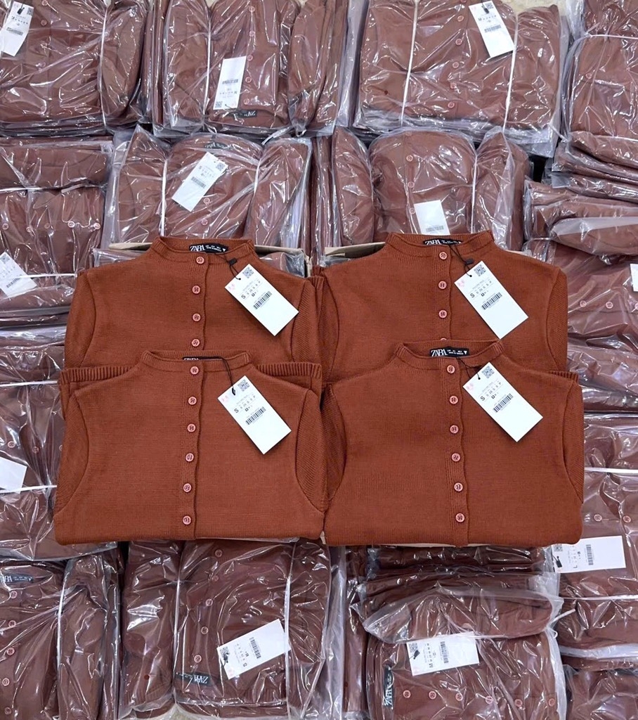 ÁO LEN NÂU CỘC TAY NỮ