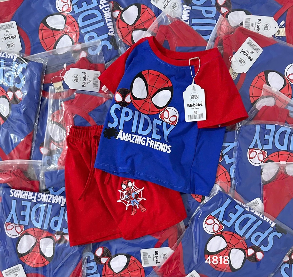 SET CỘC SPIDEY DƯƠNG ĐỎ BÉ TRAI SẴN (XẢ 39k)