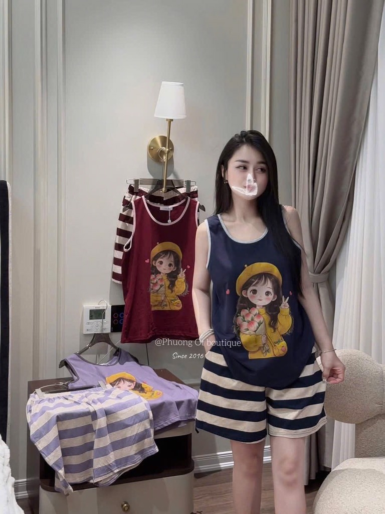 BỘ SÁT NÁCH QUẦN KẺ NỮ