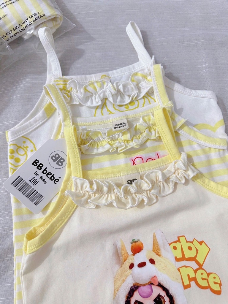 SET 3 BỘ 2 DÂY BB3 VÀNG BÉ GÁI SẴN( xả 99k)