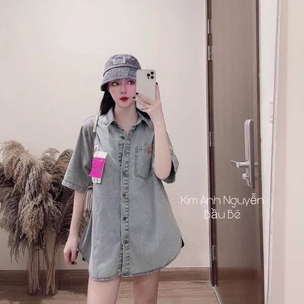 ÁO SƠ MI BÒ TAG HỒNG- xả 49k