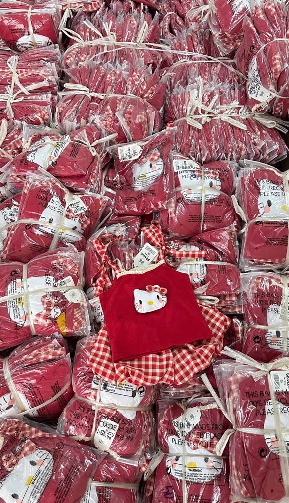 SÉT BỘ HELLO KITTY QUẦN BÍ BÉ GÁI SẴN(SALE 70k)