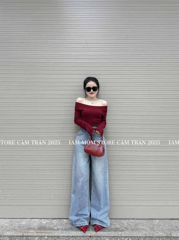 QUẦN JEAN NỮ SUÔNG TÚI VUÔNG MÀU XANH SẴN (xả 89k)