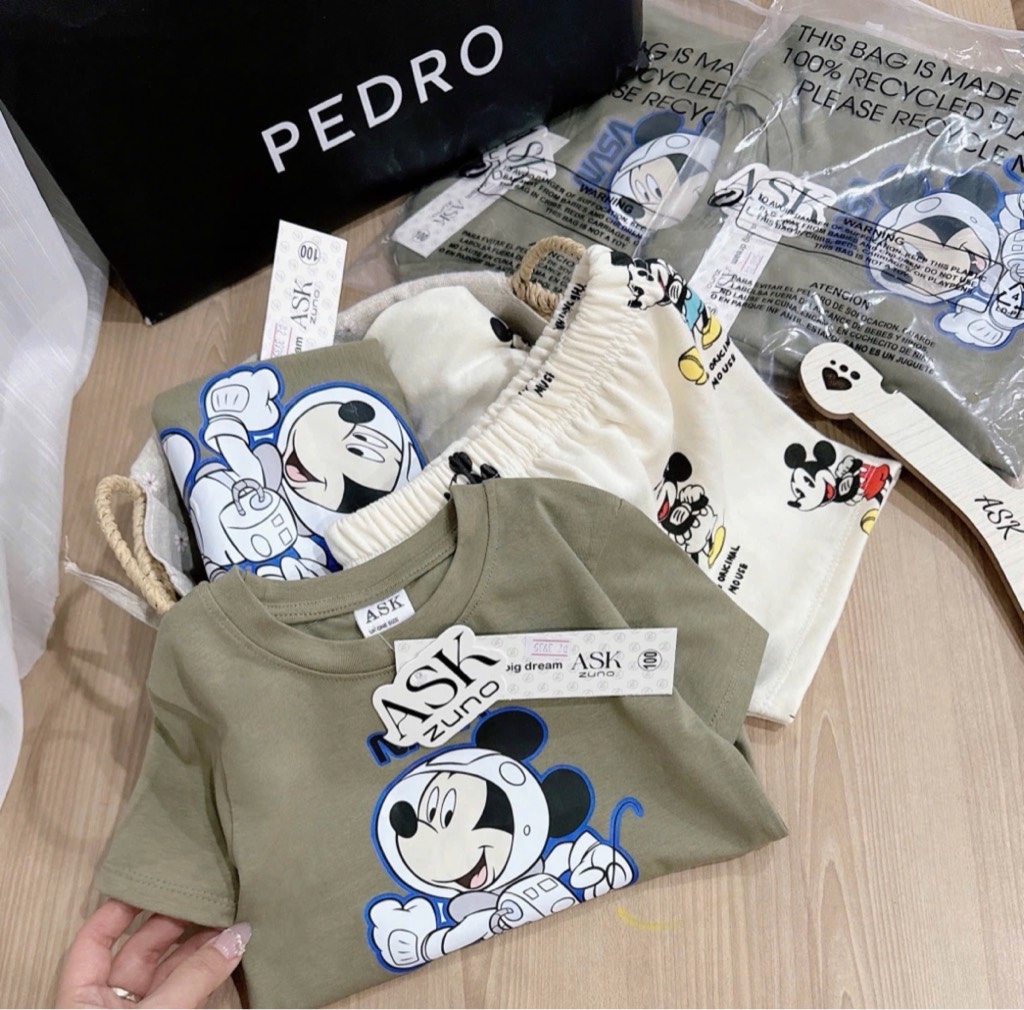 SET BỘ CỘC MICKEY RÊU BÉ TRAI SẴN( xả 59k )