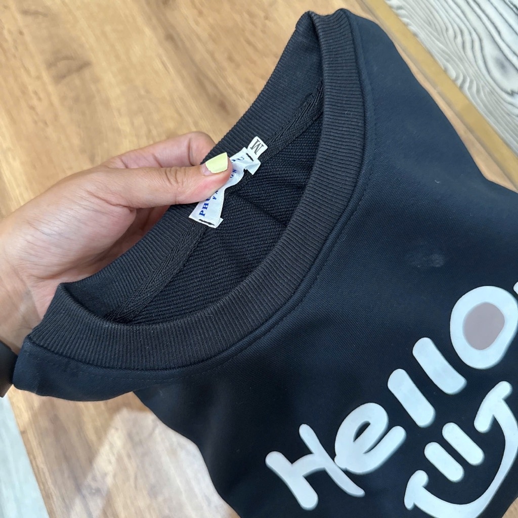 SET DÀI NỈ DƯ XỊN HELLO ĐEN NỮ THU ĐÔNG